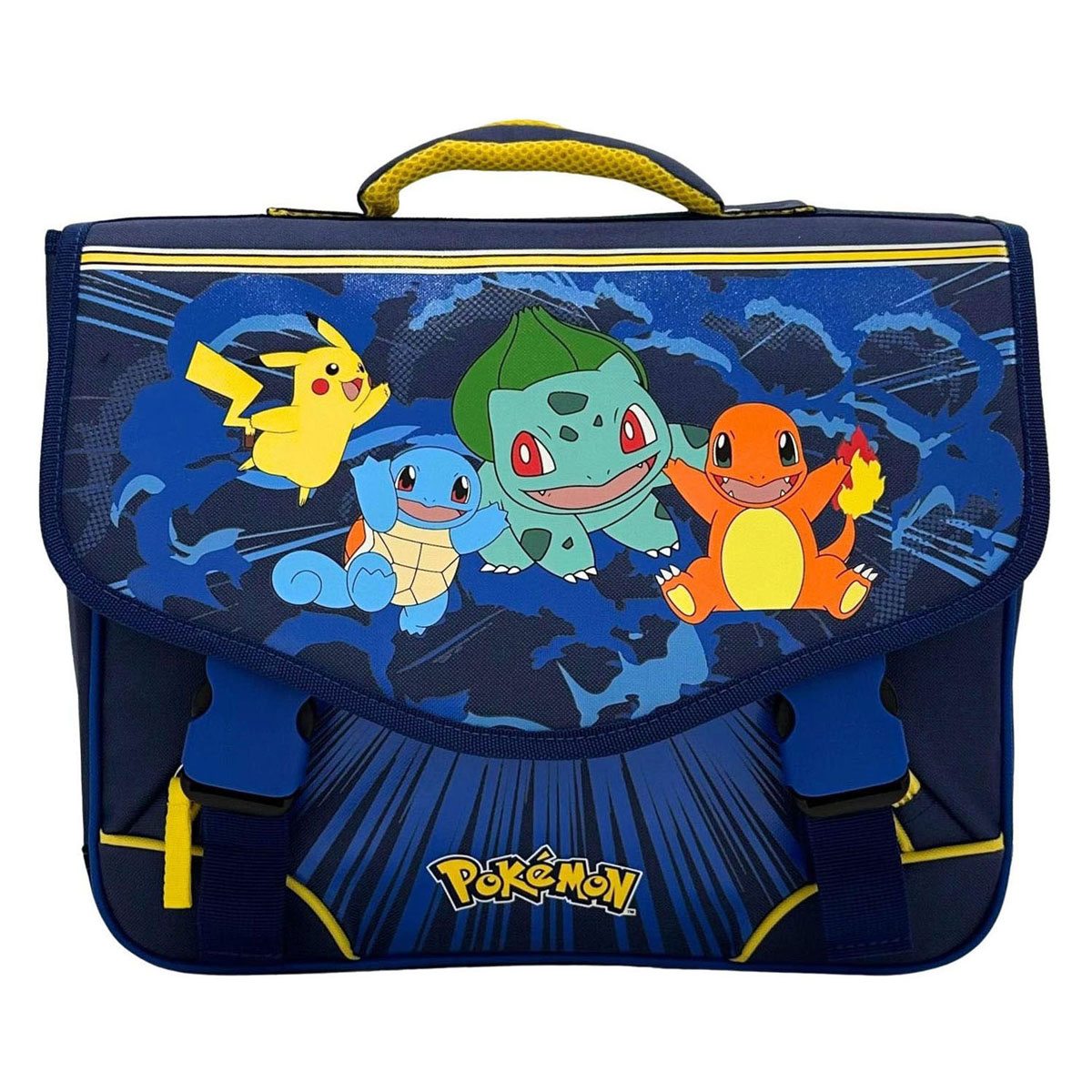 Pokemon Schooltas 2 Compartimenten met Voorzak