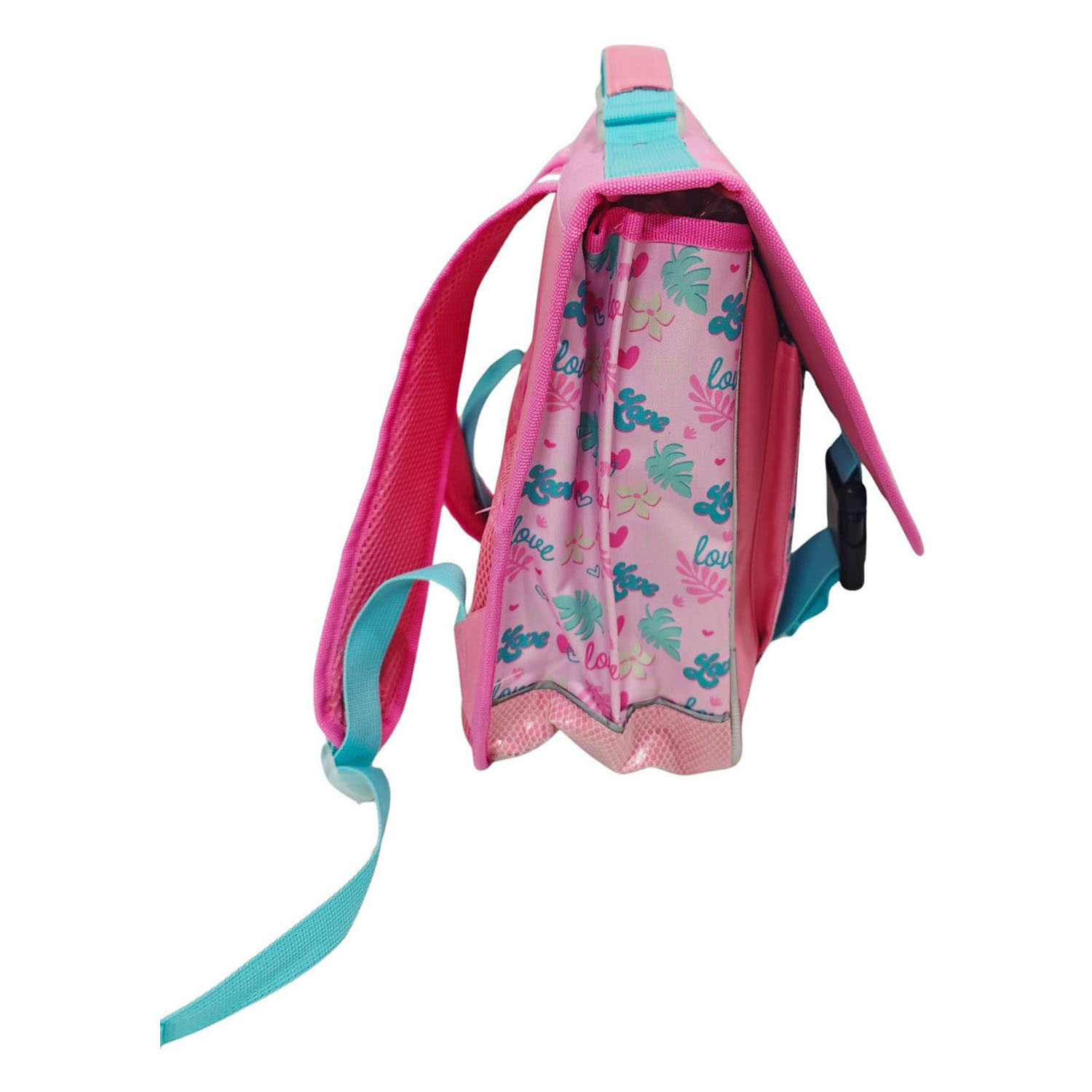 Stitch Love Schooltas met 2 Compartimenten met Voorvak