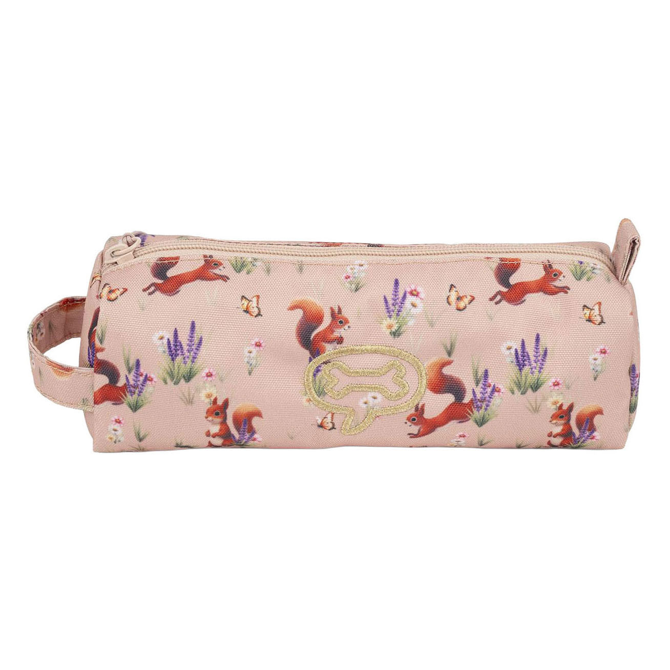 Stones and Bones Curious Squirrels Old Rose Lily Schooltas met Etui