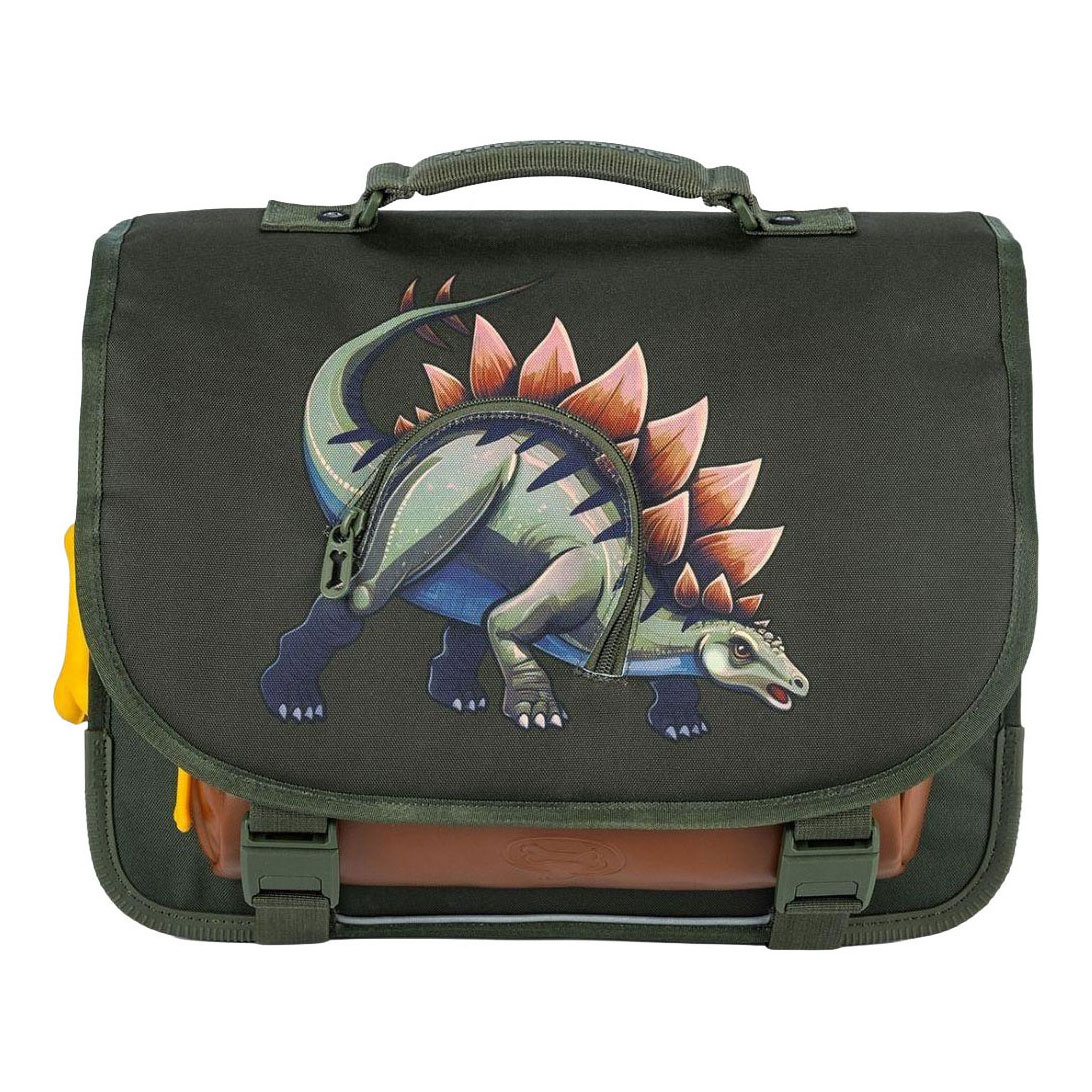 Stones and Bones Dino Digest Khaki Lotus Schooltas