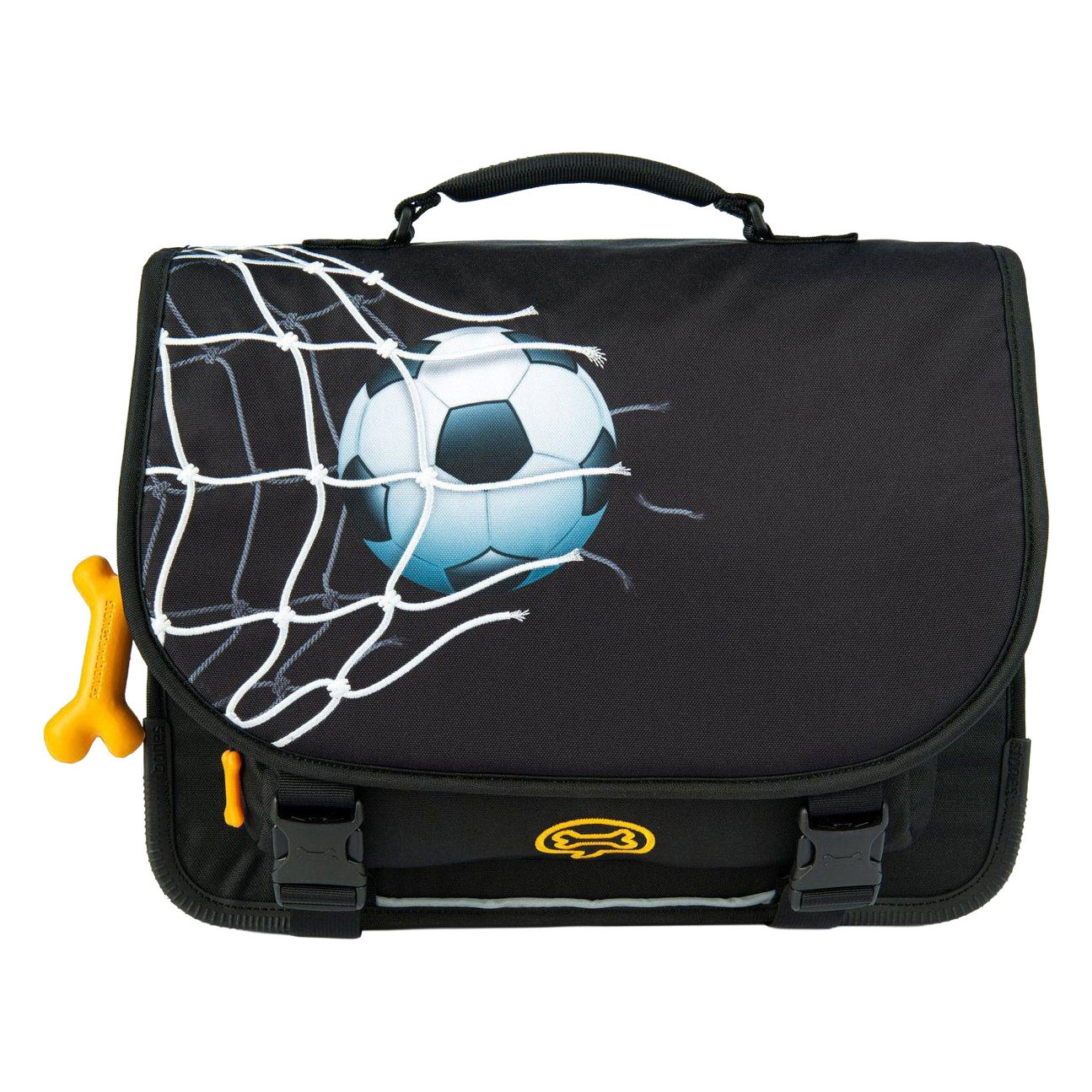 Stones and Bones Goalgetter Black Cedar Schooltas