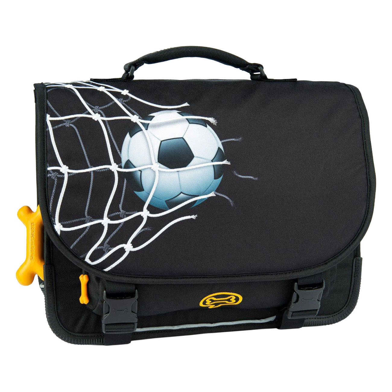Stones and Bones Goalgetter Black Cedar Schooltas