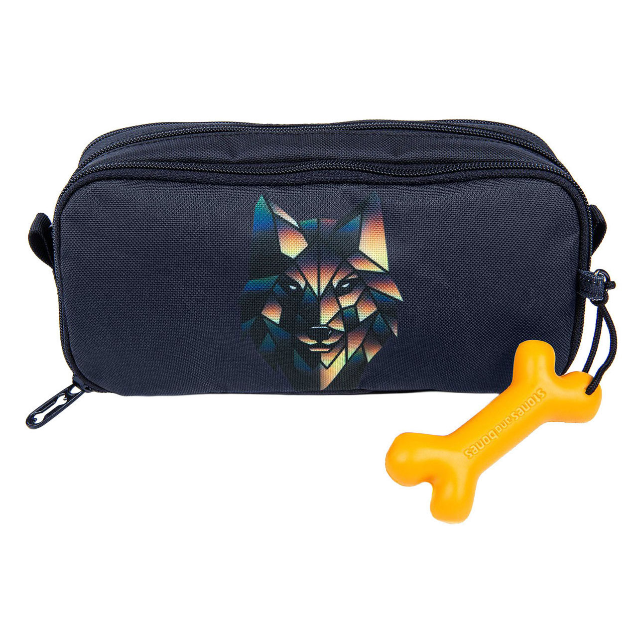 Stones and Bones Wolf Navy Rowan 2.0 Etui