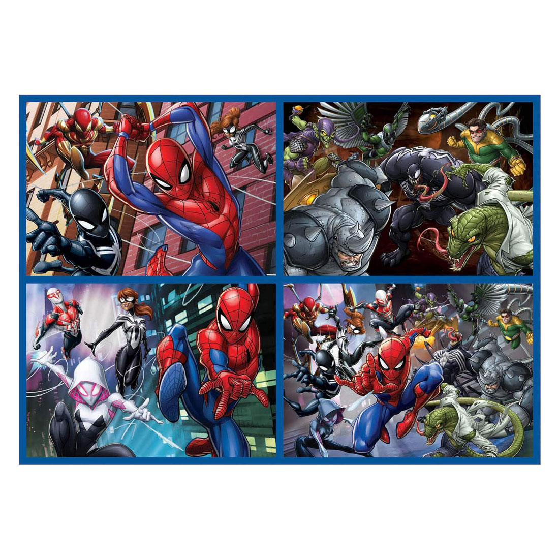 Spider-Man Legpuzzel 4-in-1 - 50-80-100-150st