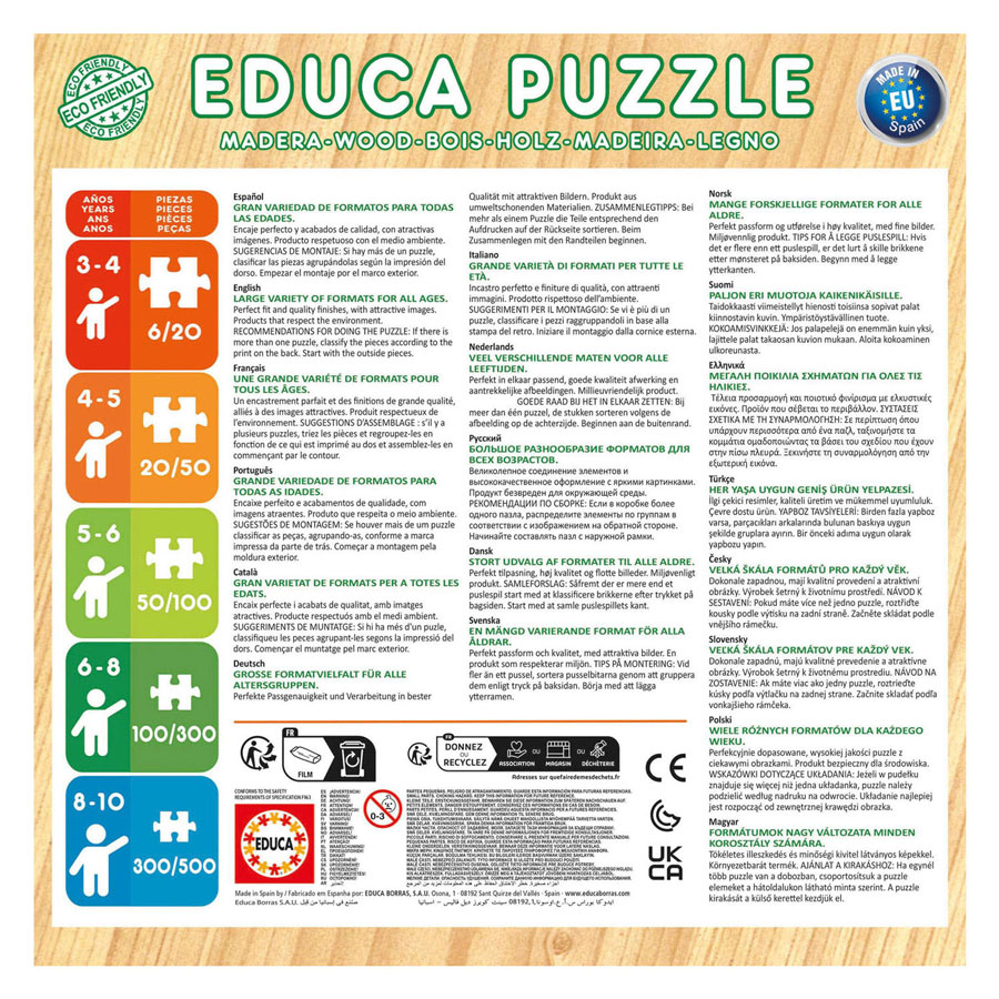 Minnie Maus Holzpuzzle - 2 x 50 Teile