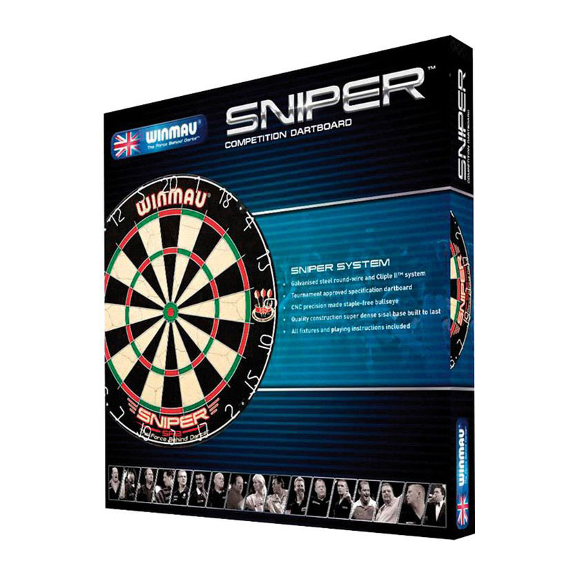 Winmau Sniper Plus Dartbord met 6 Dartpijlen