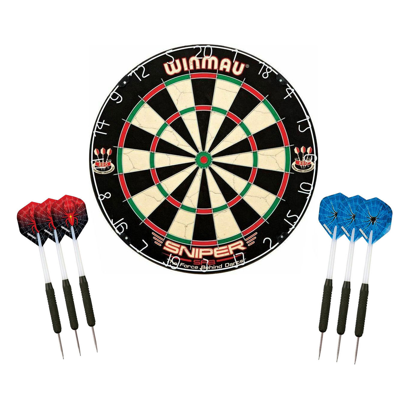 Winmau Sniper Plus Dartbord met 6 Dartpijlen