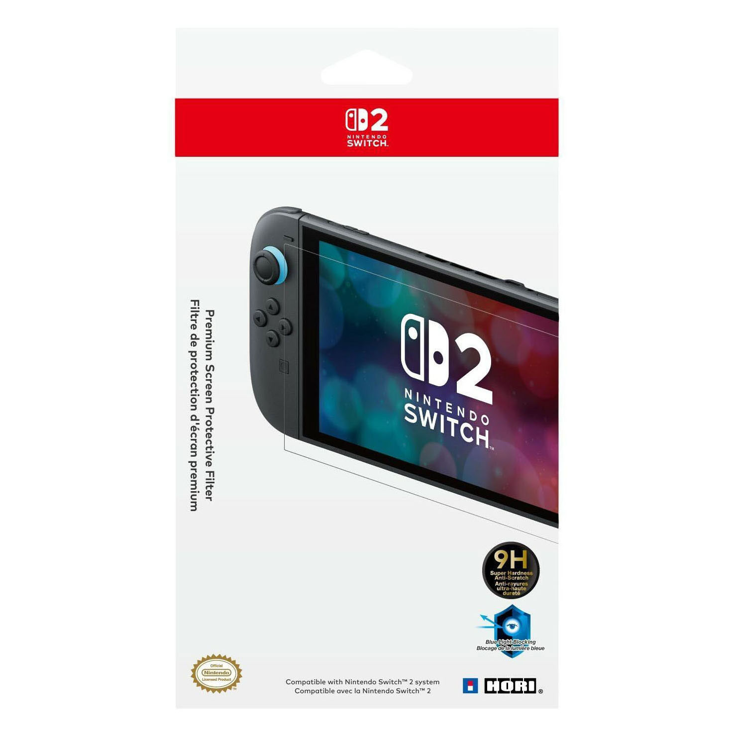 Nintendo Switch 2 HORI Premium Displayschutzfilter