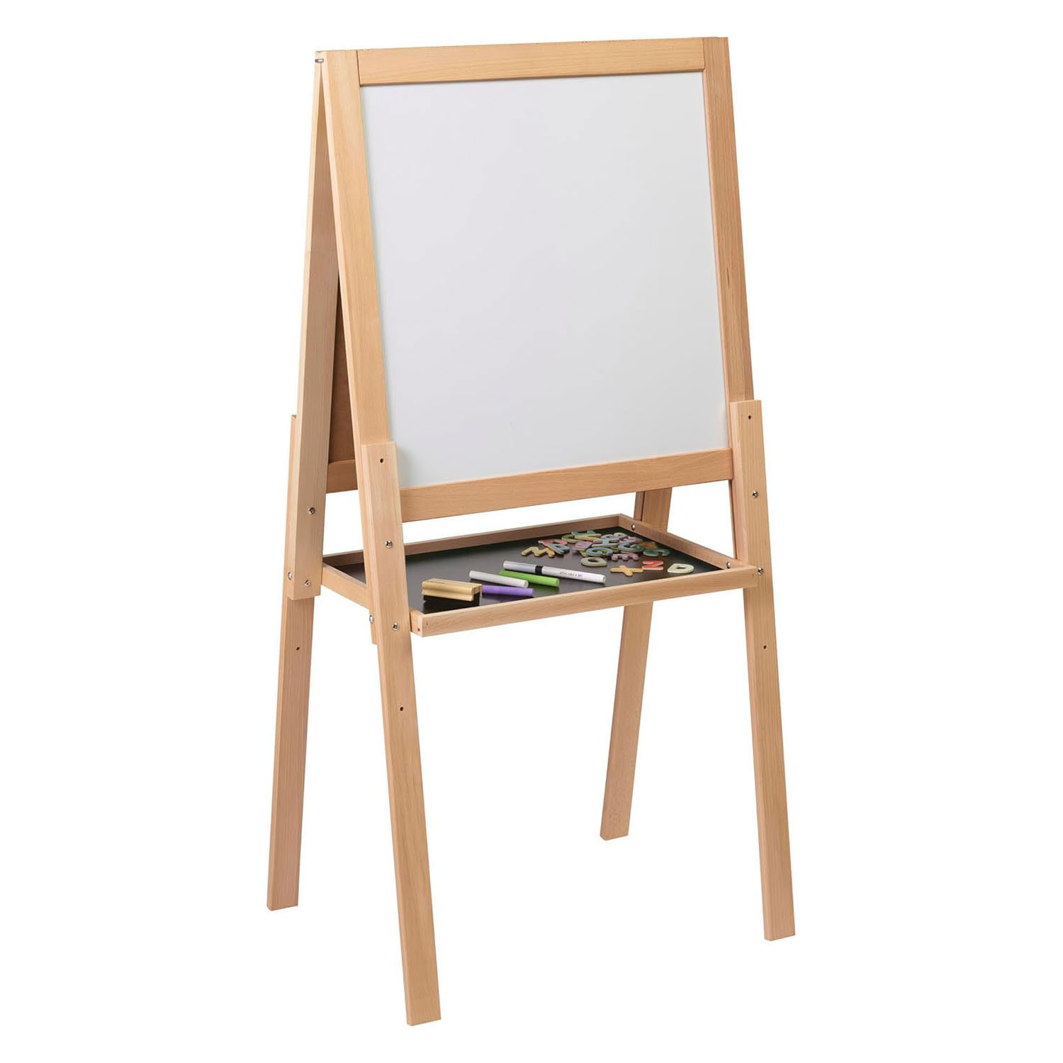 Jeujura Houten Dubbelzijdig Krijt en Whiteboard