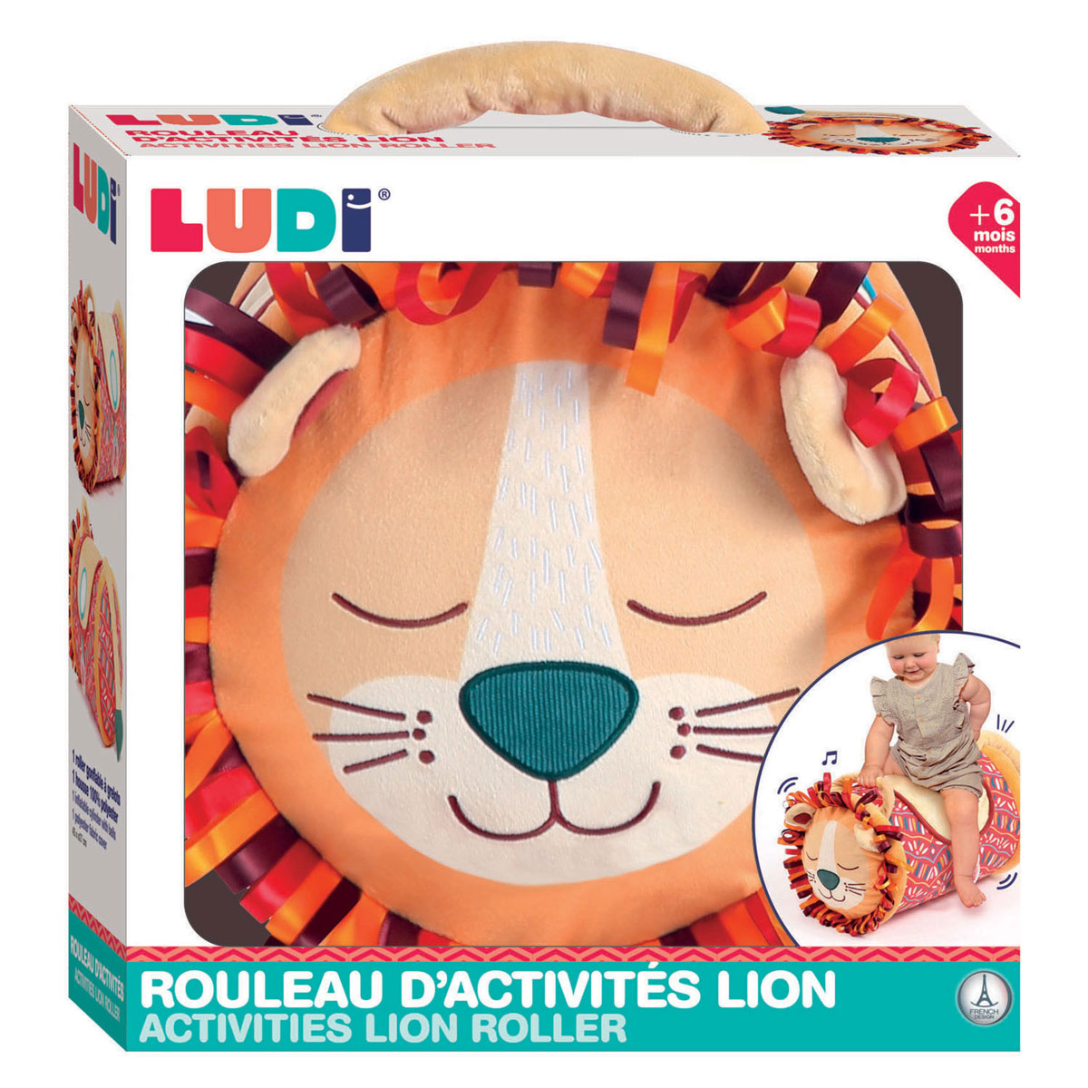 Ludi Babyspeelgoed Activiteitsrol Leeuw