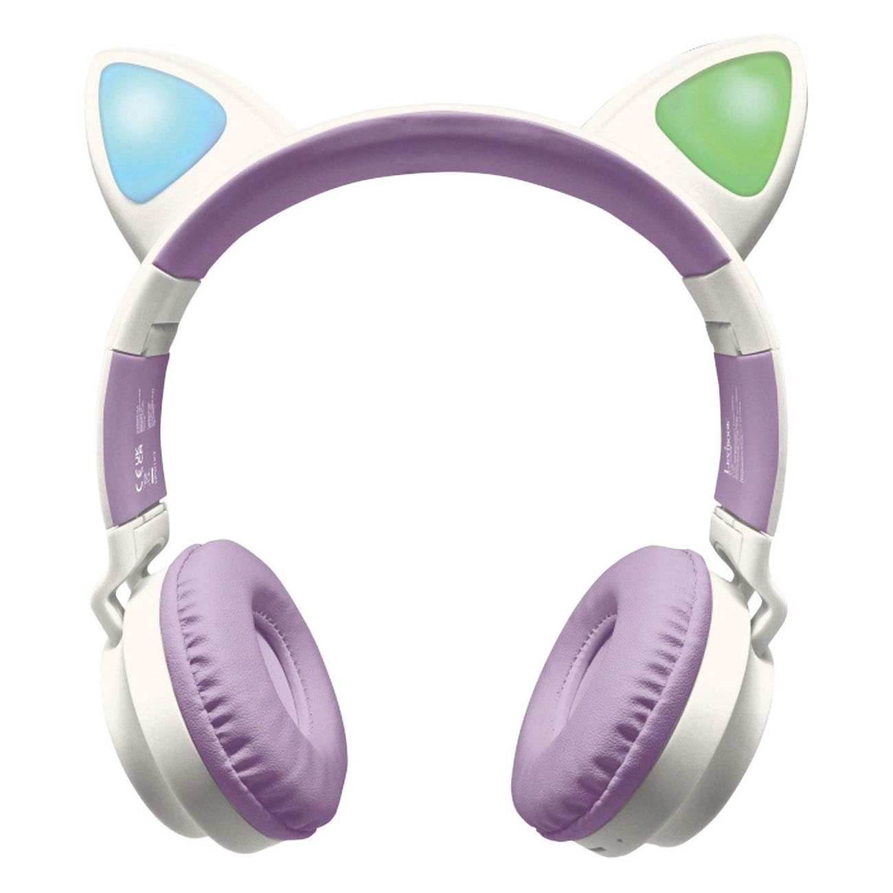2-in-1 Bluetooth-Kopfhörer mit leuchtenden Katzenohren