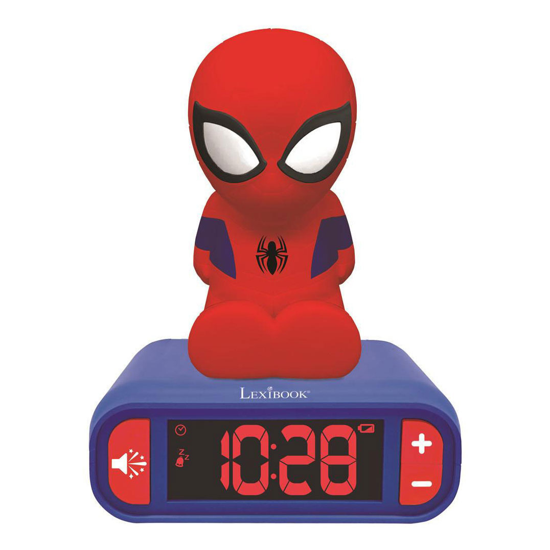 Réveil numérique 3D Spider-Man avec lumière et son