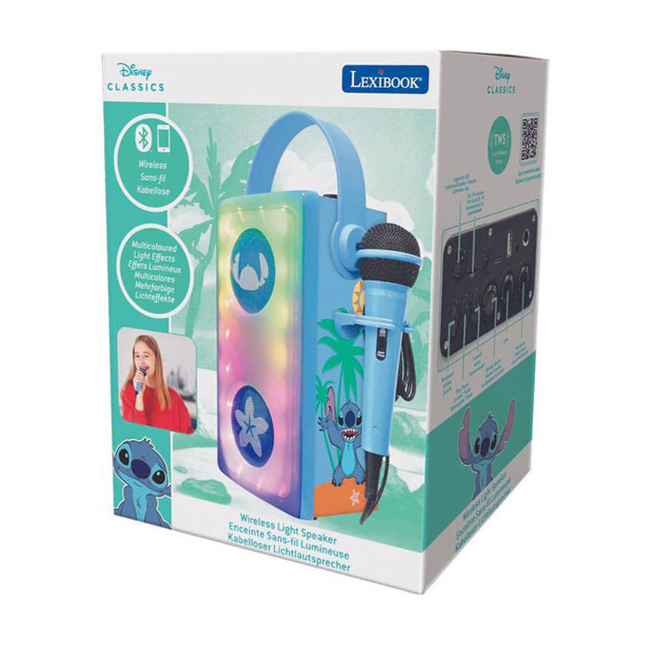 Stitch Illuminated Bluetooth Speaker with Microphone