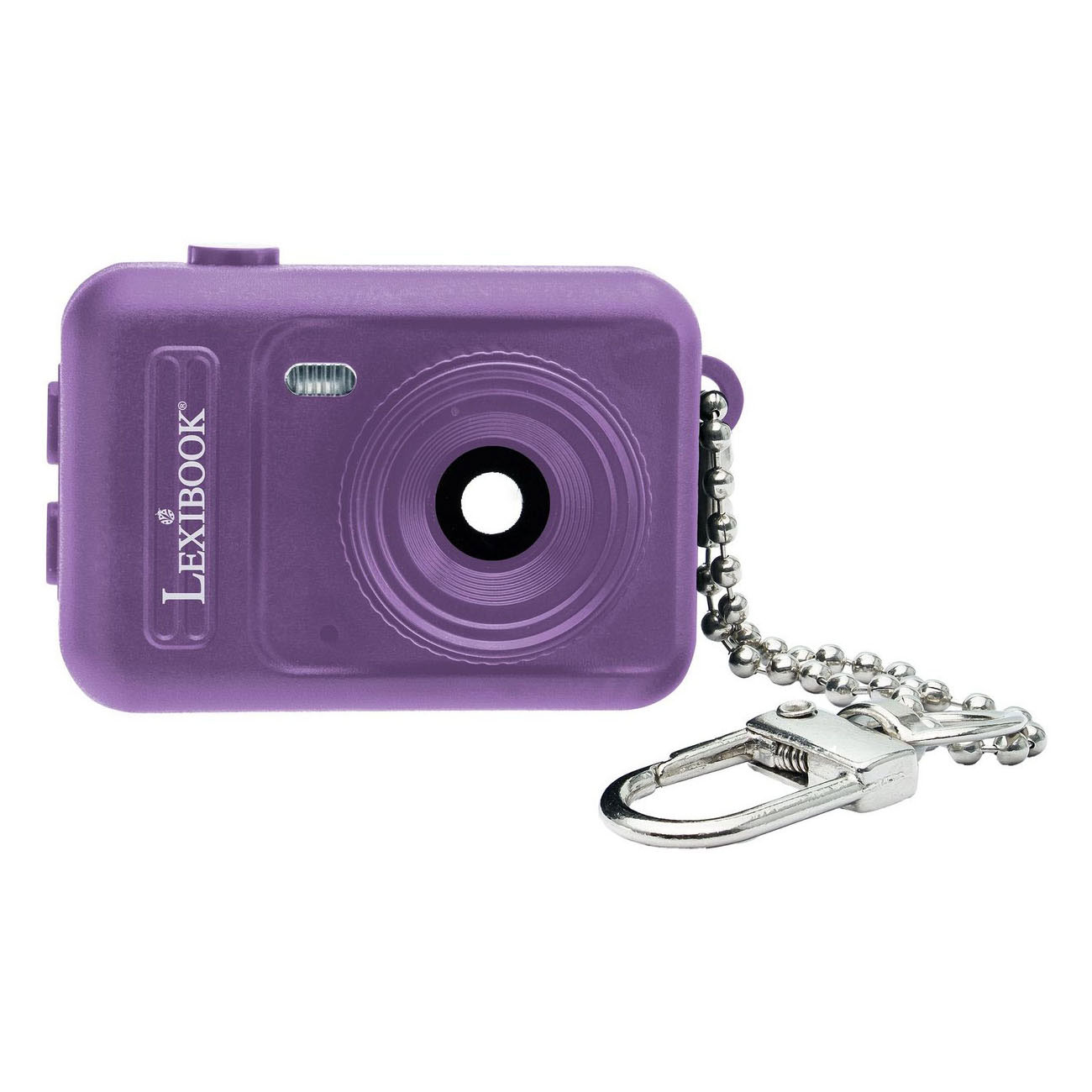 Mini-Digitalkamera-Schlüsselanhänger, lila