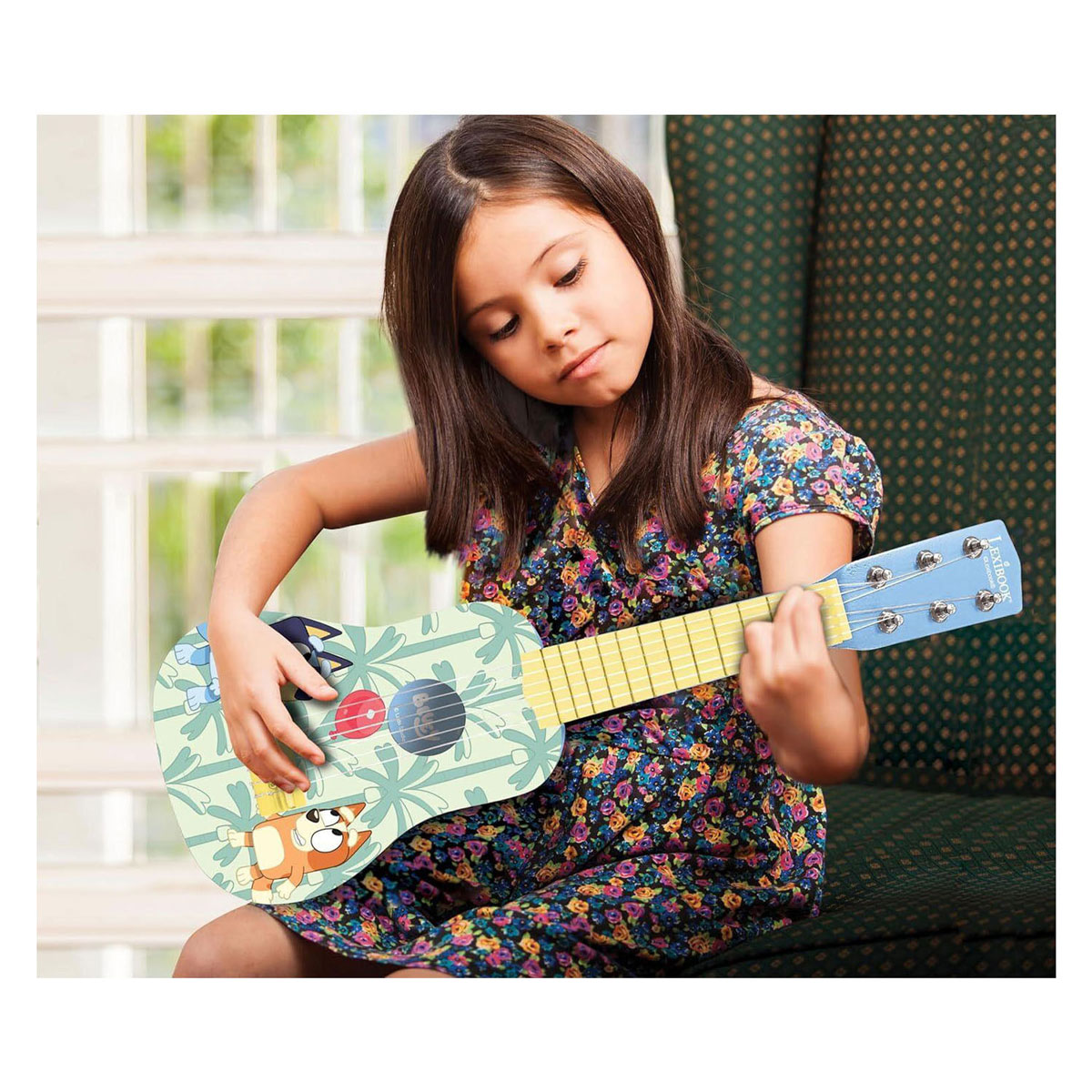 Guitare en bois Bluey - 53 cm