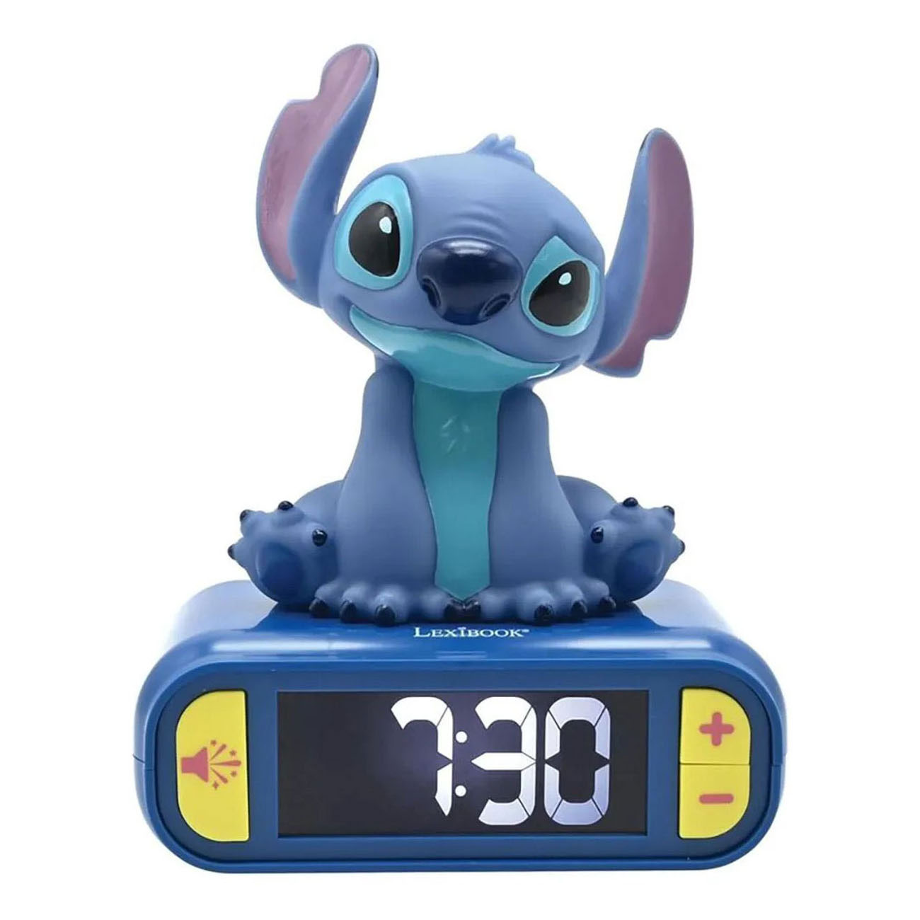 Réveil numérique 3D Stitch avec lumière et son