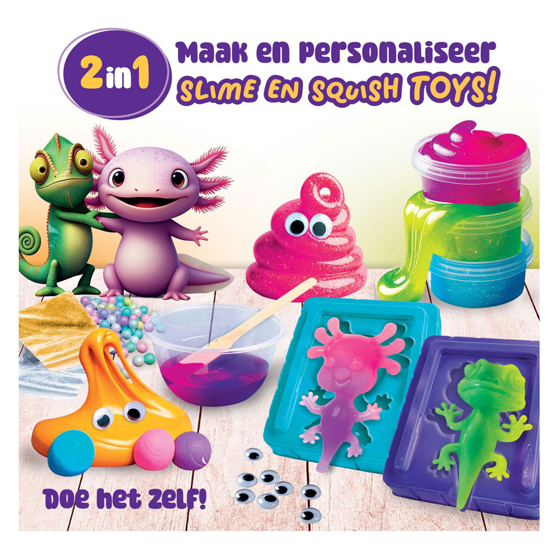 Slumi Science Squish & Slime Doe-Het-Zelf Kit