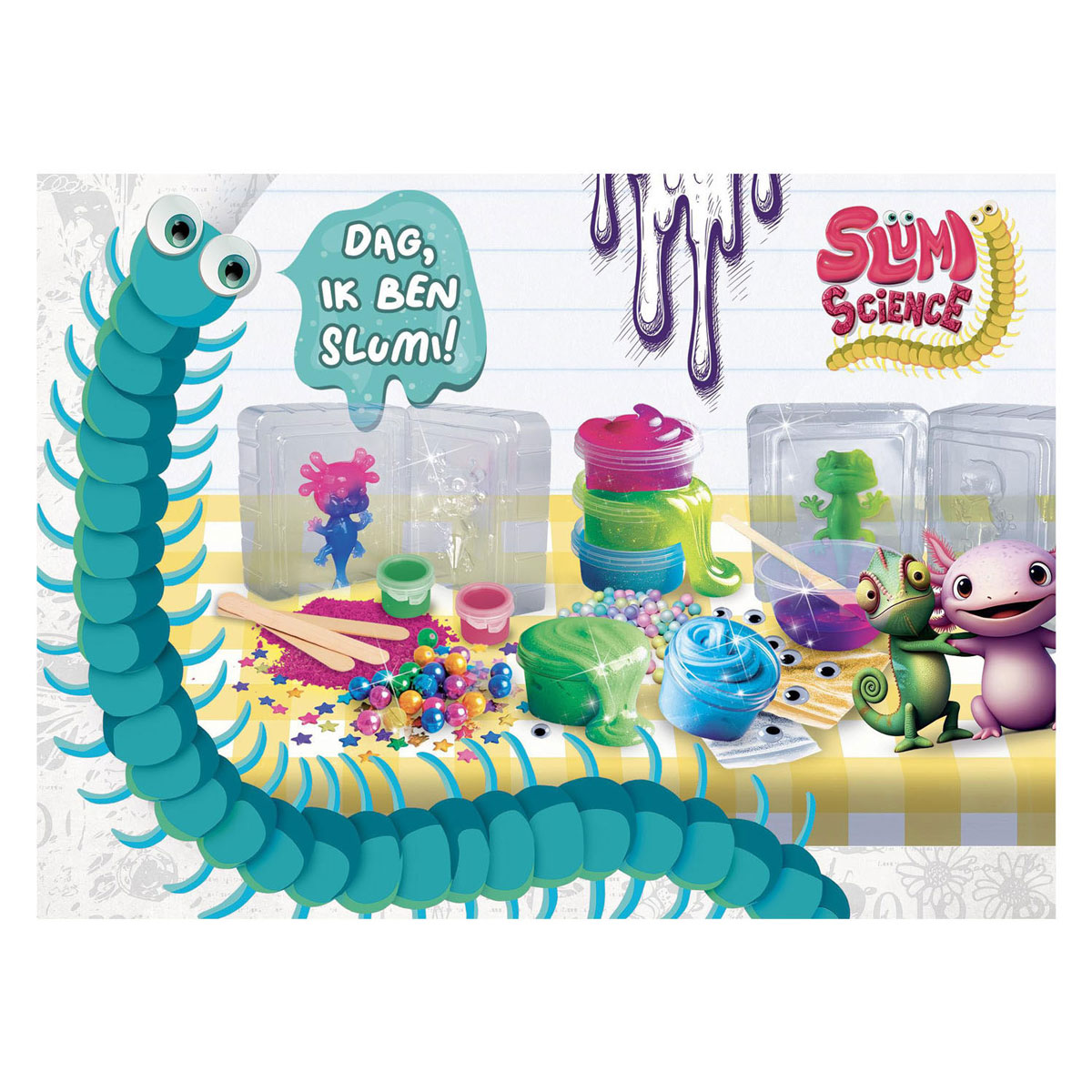 Slumi Science Squish & Slime Doe-Het-Zelf Kit