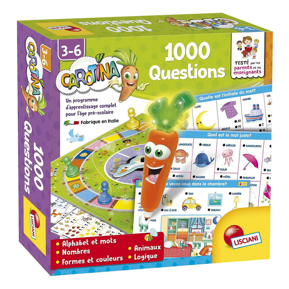 Carotina 1000 Vragen Bordspel