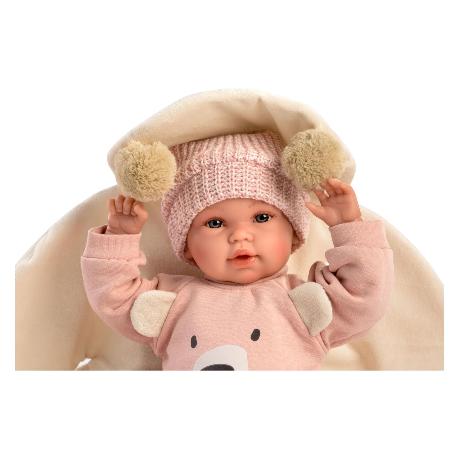 Osito Babypop met Roze Pakje - 36 cm