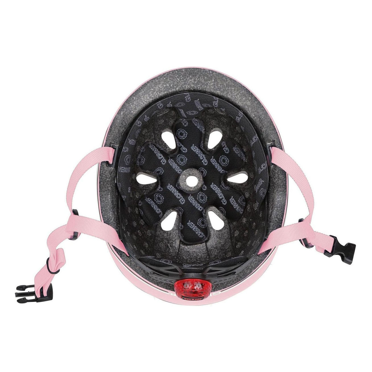 Globber Go Up Lights Helm Rose pastel