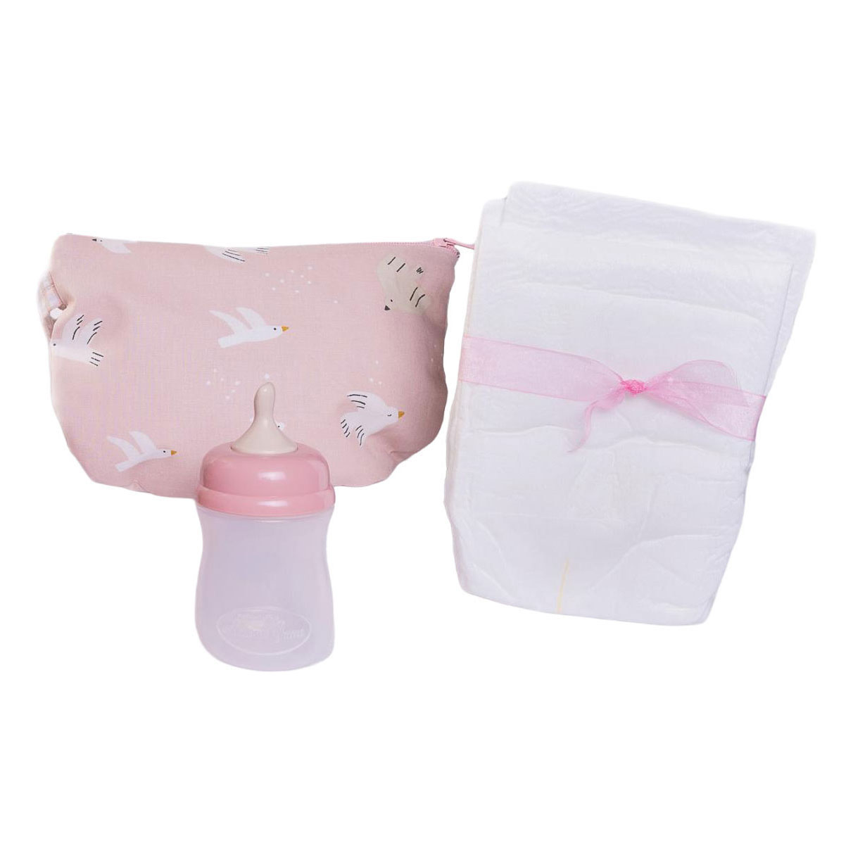 Mia Newborn Pop met Toilettas - 42cm