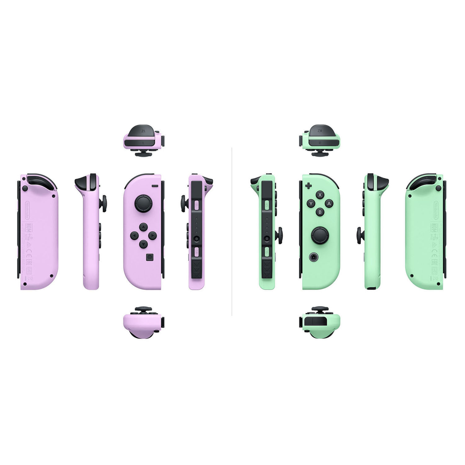 Manettes Joy-Con Nintendo Switch Duo Violet pastel/Vert