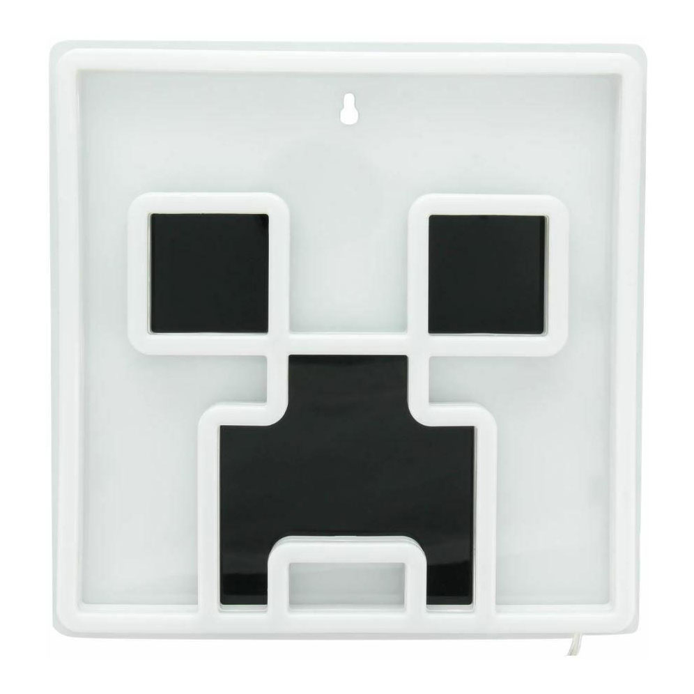 Lampe murale LED néon Minecraft Creeper