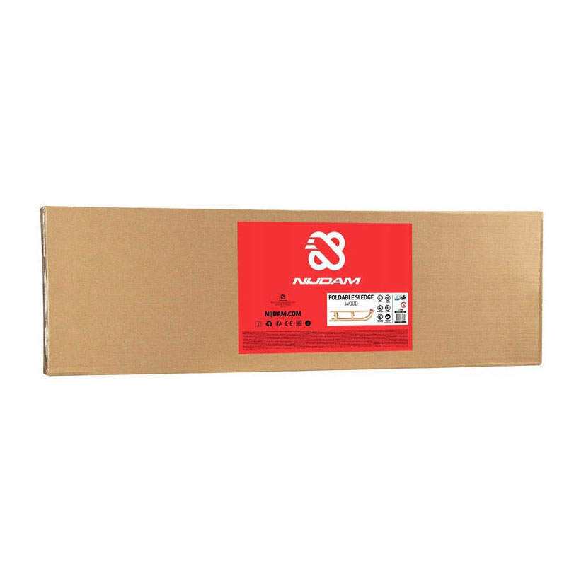Ovouwbare Houten Slee - 110 cm