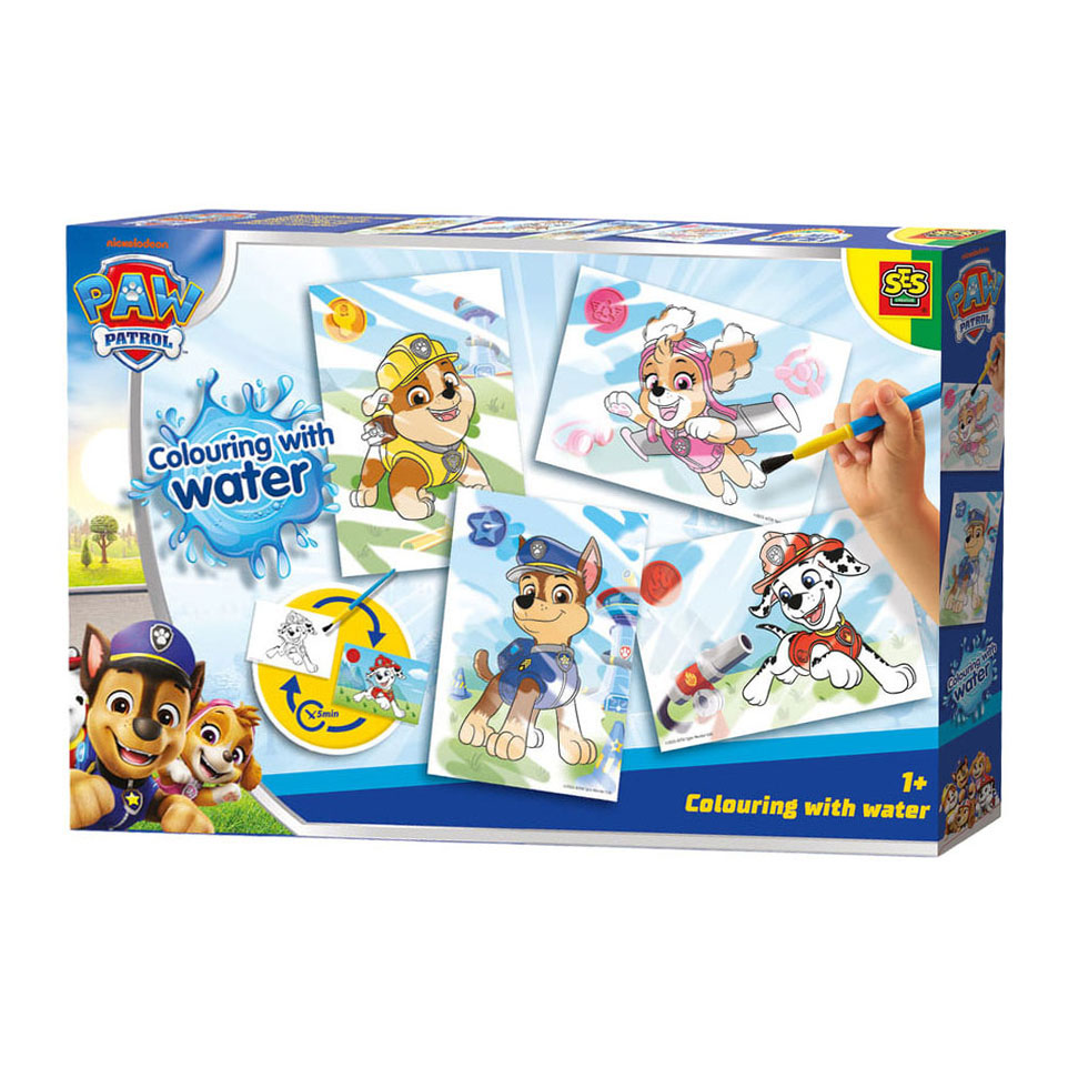 SES Kleuren met Water Paw Patrol