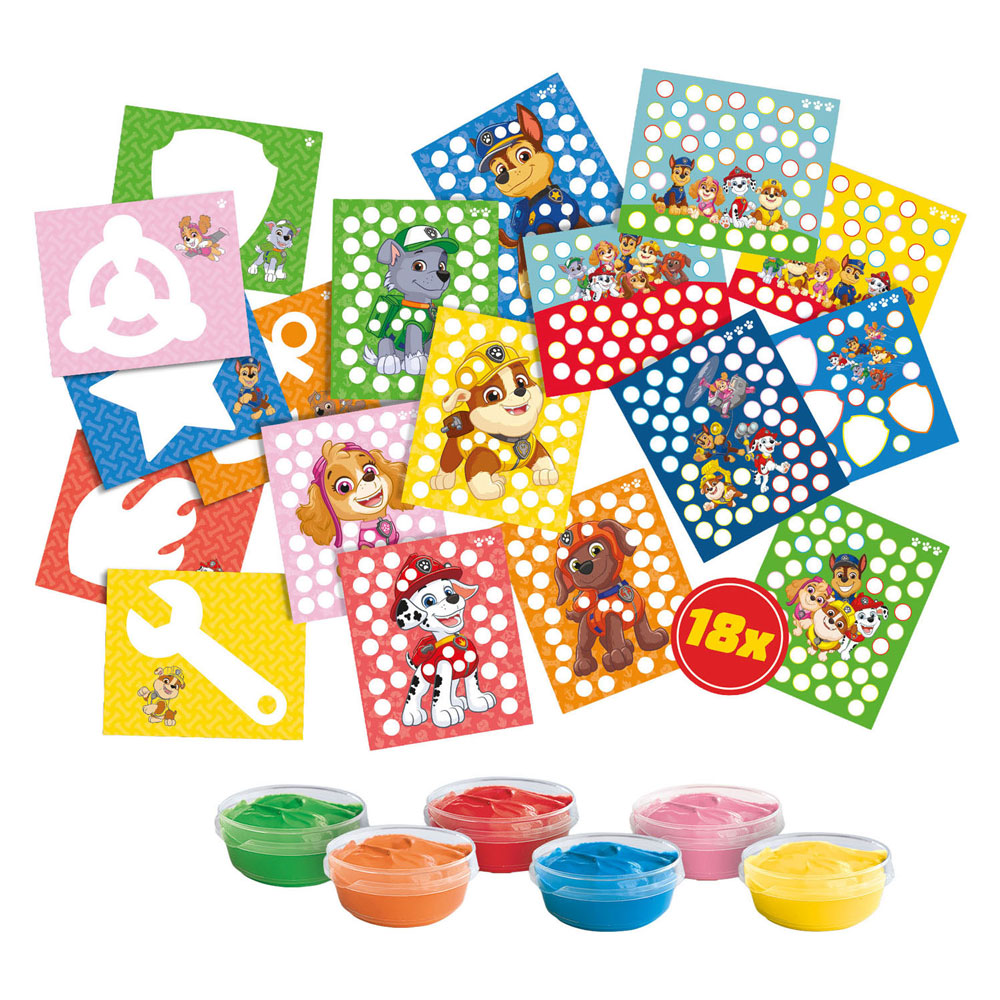 SES Vingerafdruk Verf Kunstwerk Paw Patrol