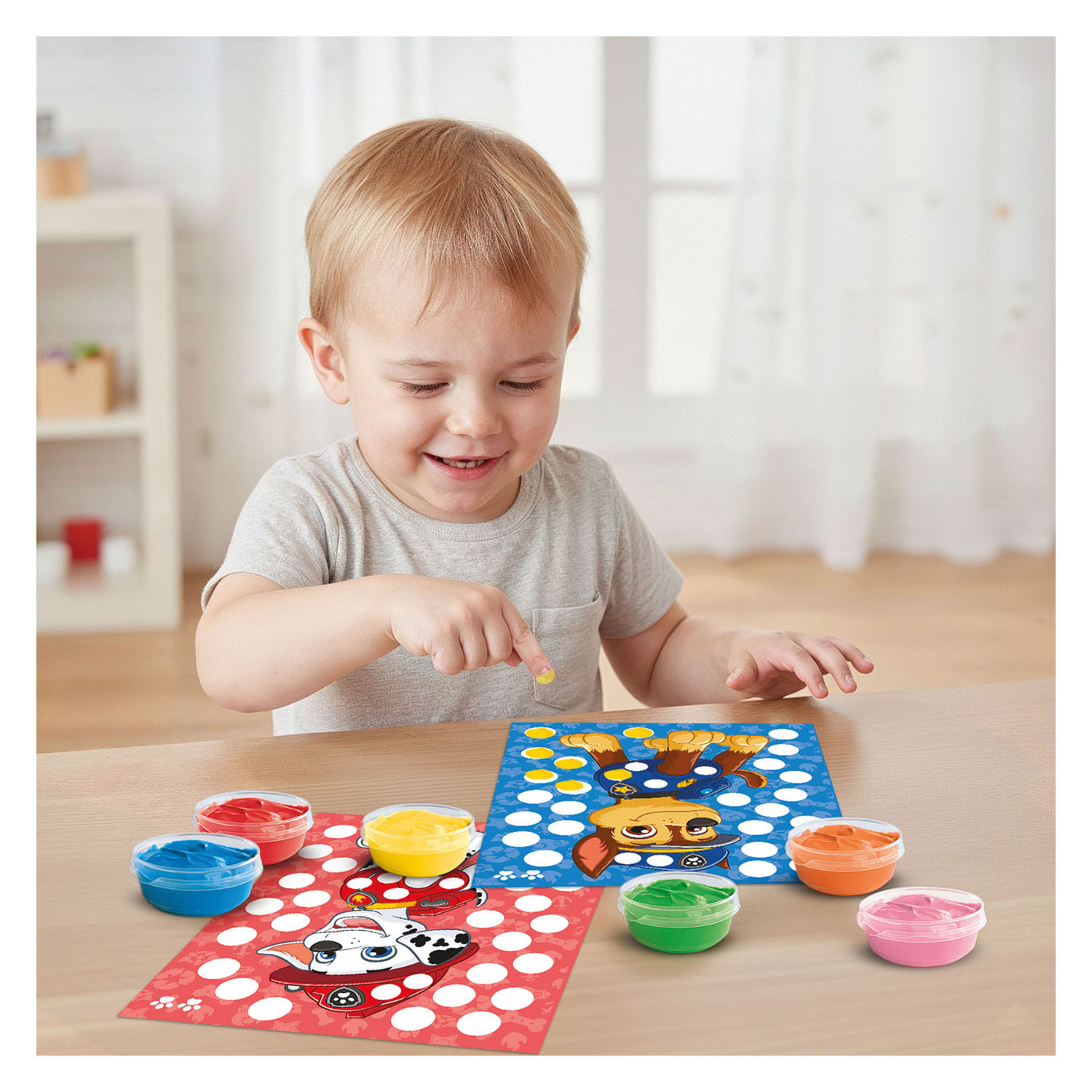 SES Vingerafdruk Verf Kunstwerk Paw Patrol