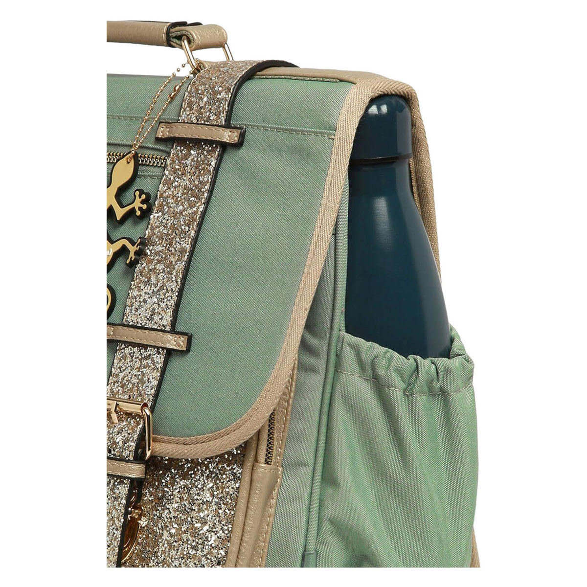 Cartable Caméléon Vert Brillant - 38cm