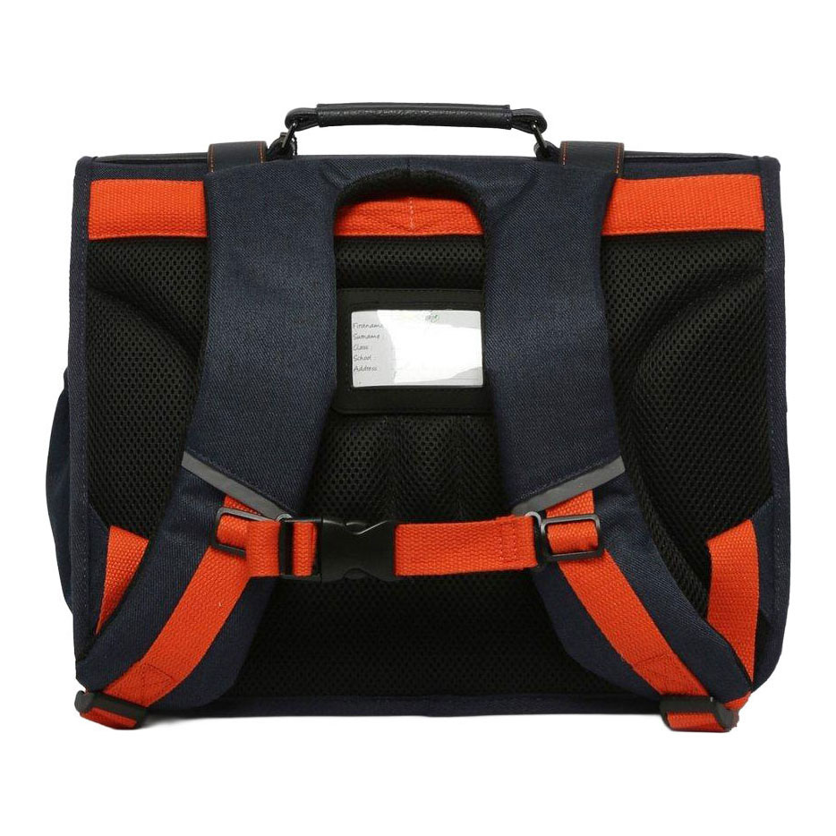 Caméléon Schooltas Navy Orange - 38cm