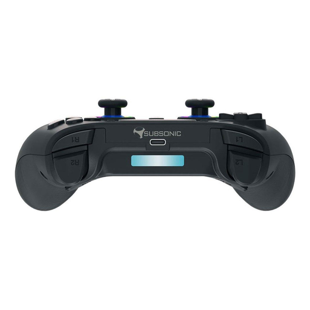 Manette sans fil LED Subsonic PS5 noire