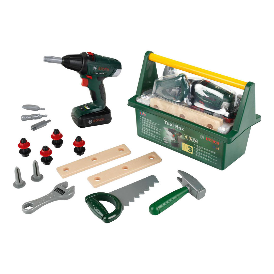 Coffret à outils Bosch avec perceuse - 16 pièces.