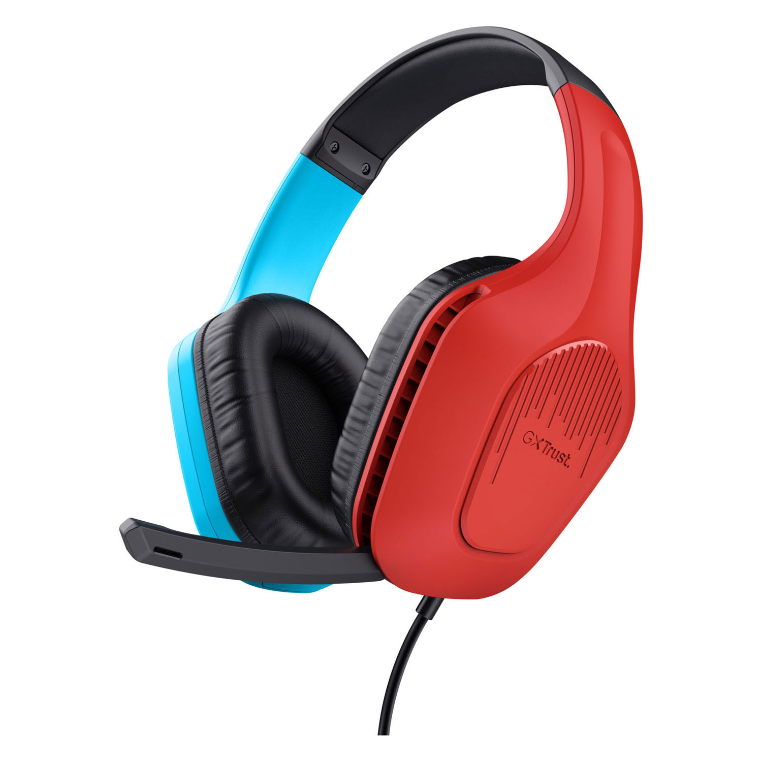 Casque de jeu Trust GXT 416S Zirox Rouge/Bleu pour Nintendo Switch