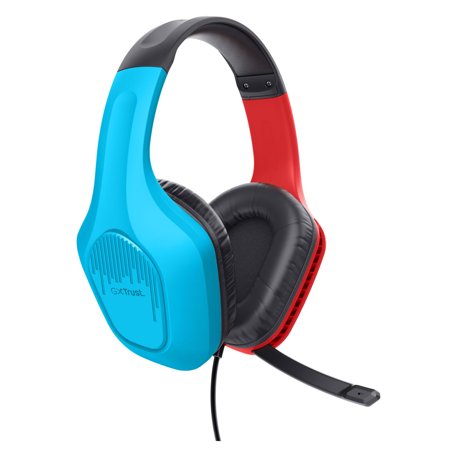 Casque de jeu Trust GXT 416S Zirox Rouge/Bleu pour Nintendo Switch