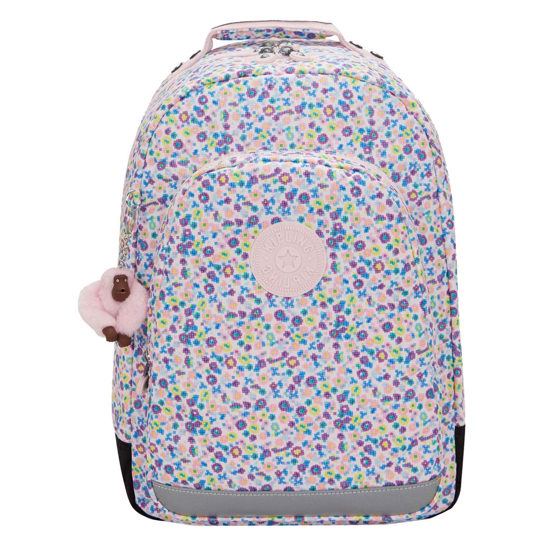 Sac à dos Kipling pour la classe, motif floral numérique