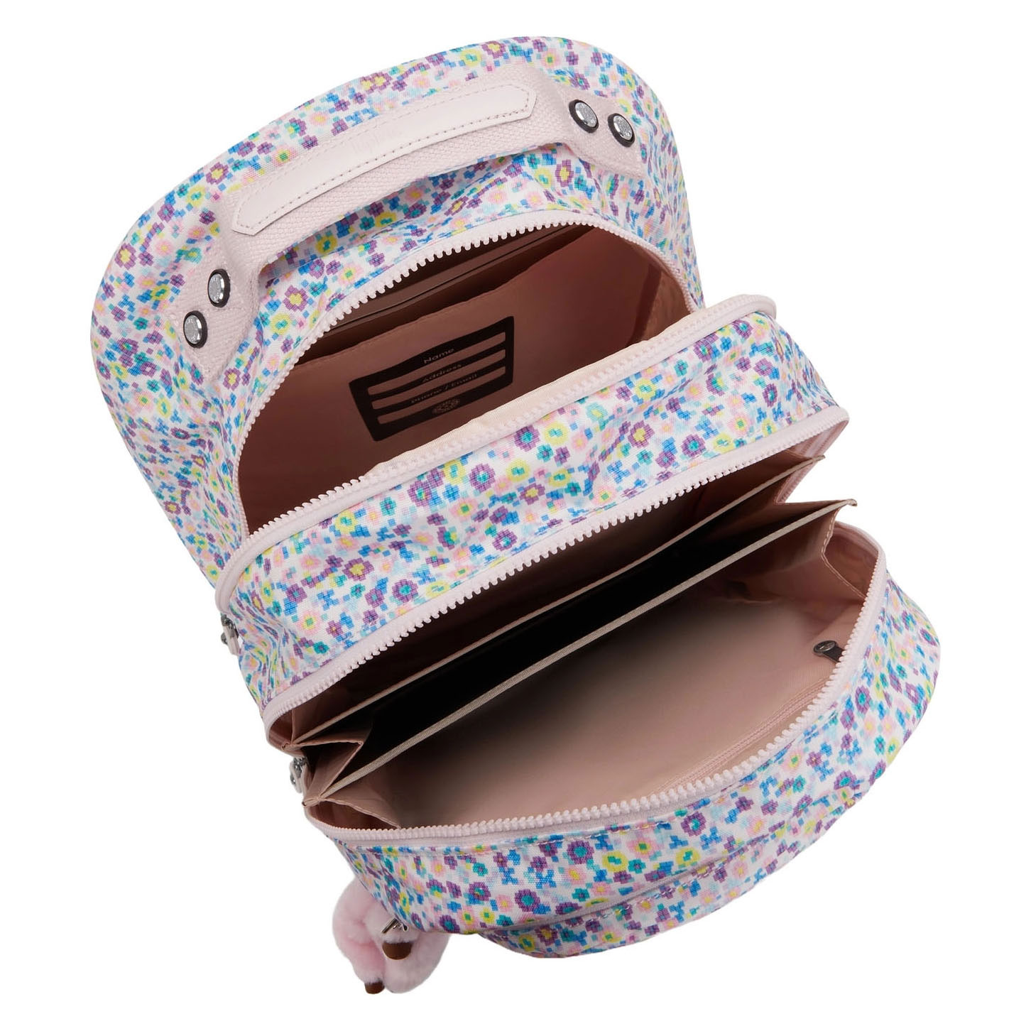 Sac à dos Kipling pour la classe, motif floral numérique