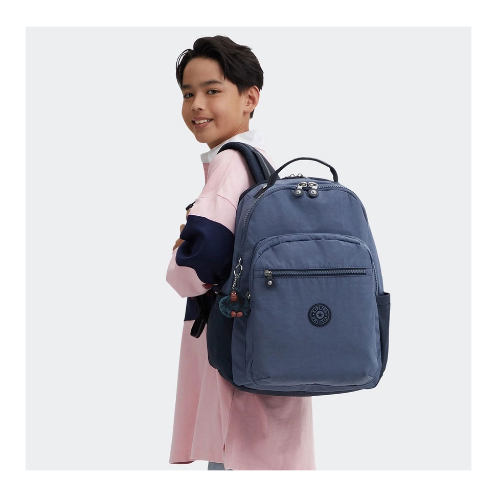Kipling Seoul Rucksack – Game Grey