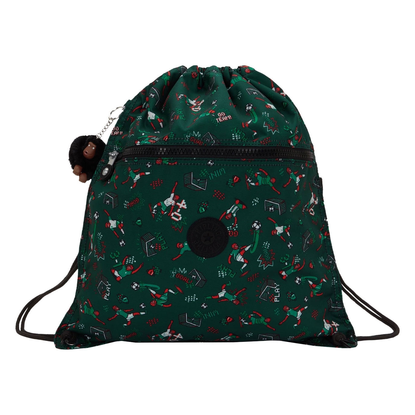 Kipling Supertaboo Gymtas - Fußball-Druck