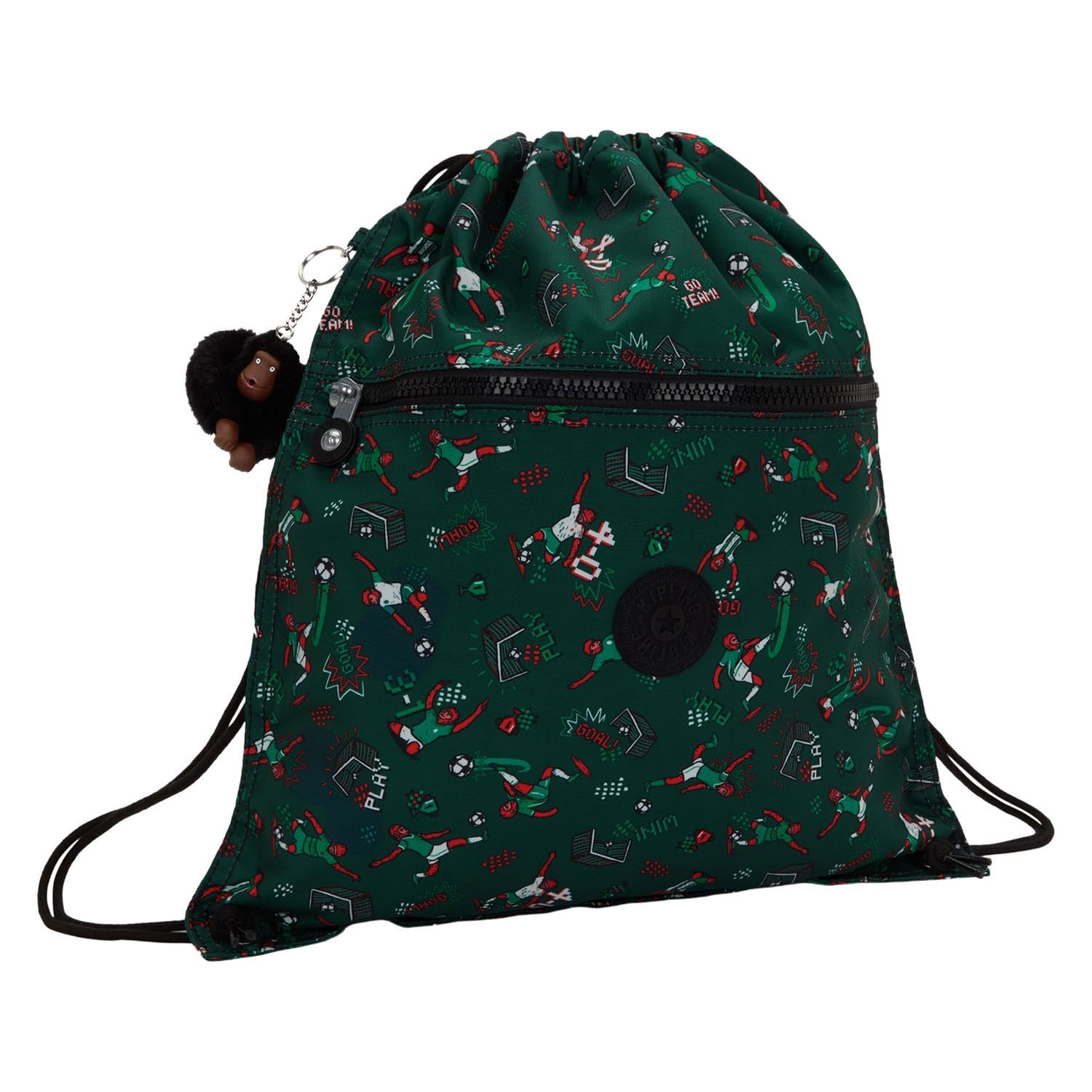 Kipling Supertaboo Gymtas - Fußball-Druck