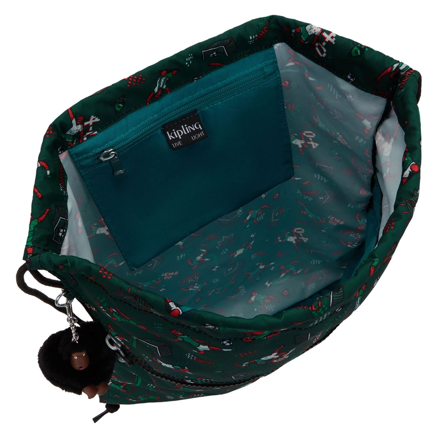 Kipling Supertaboo Gymtas - Fußball-Druck