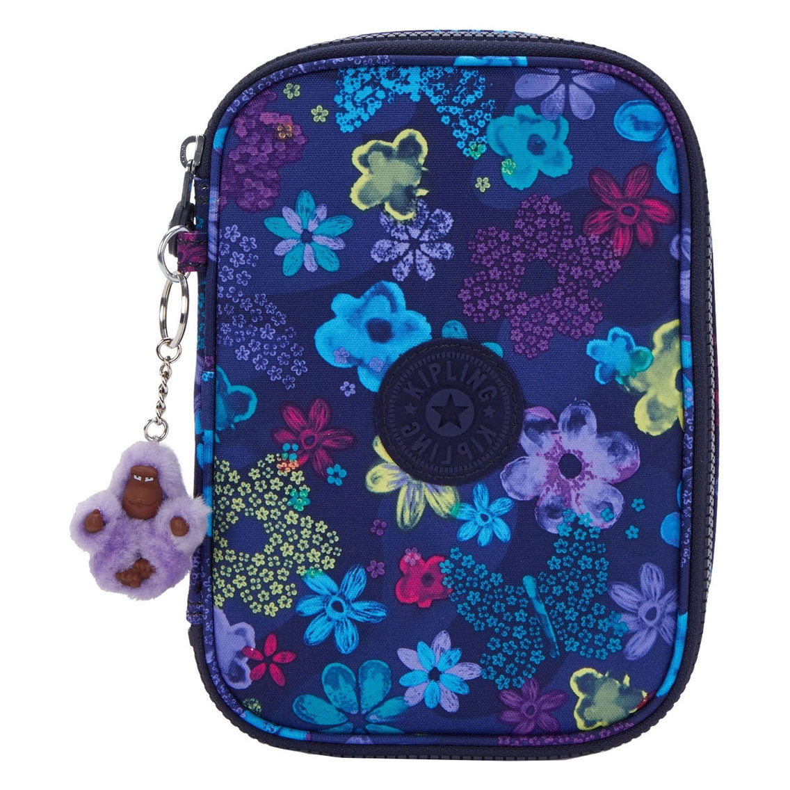 Étui Kipling 100 stylos - Tampon Fleur foncée