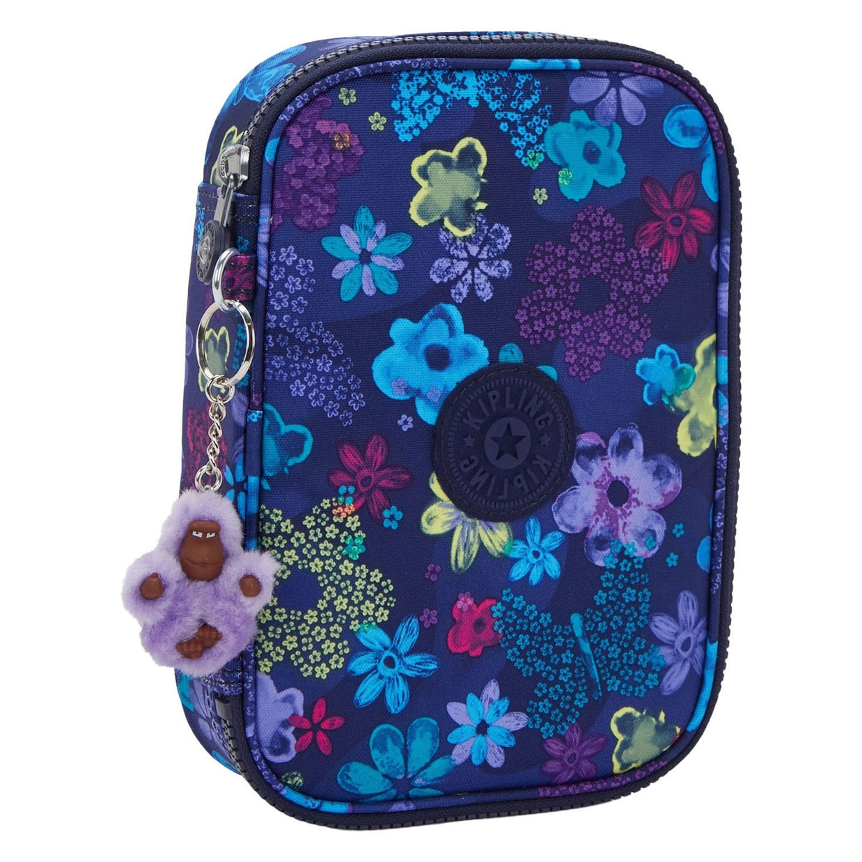 Étui Kipling 100 stylos - Tampon Fleur foncée