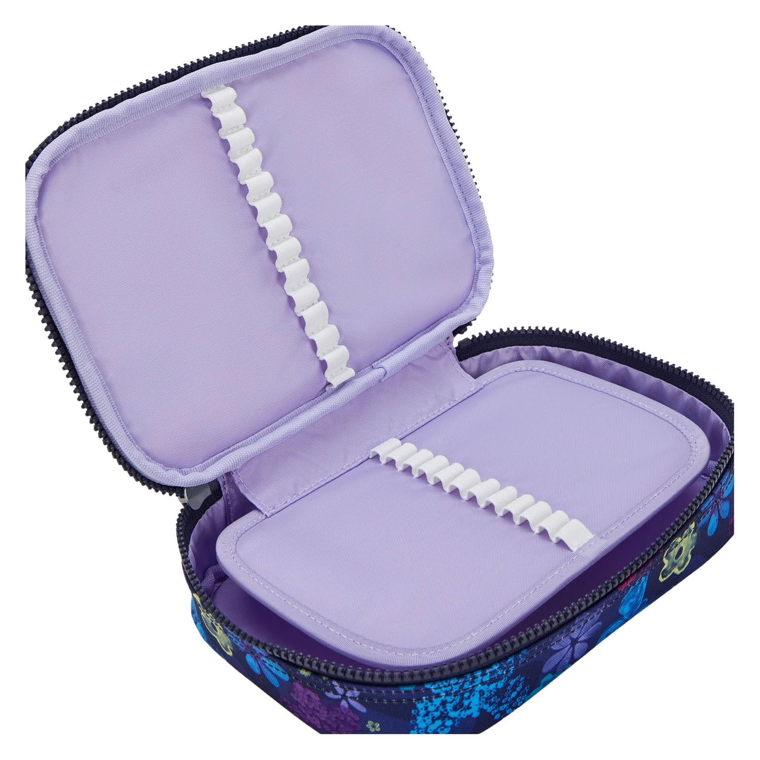 Étui Kipling 100 stylos - Tampon Fleur foncée