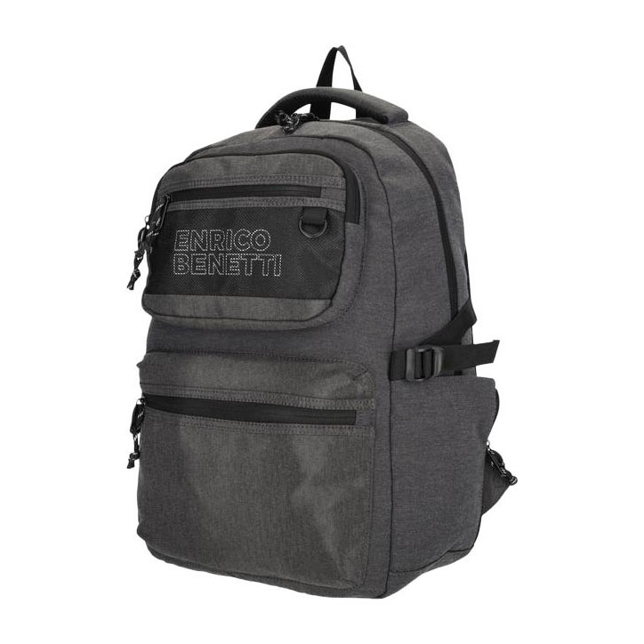 Enrico Benetti Rugzak Anchorage grijs - Laptop 17 inch