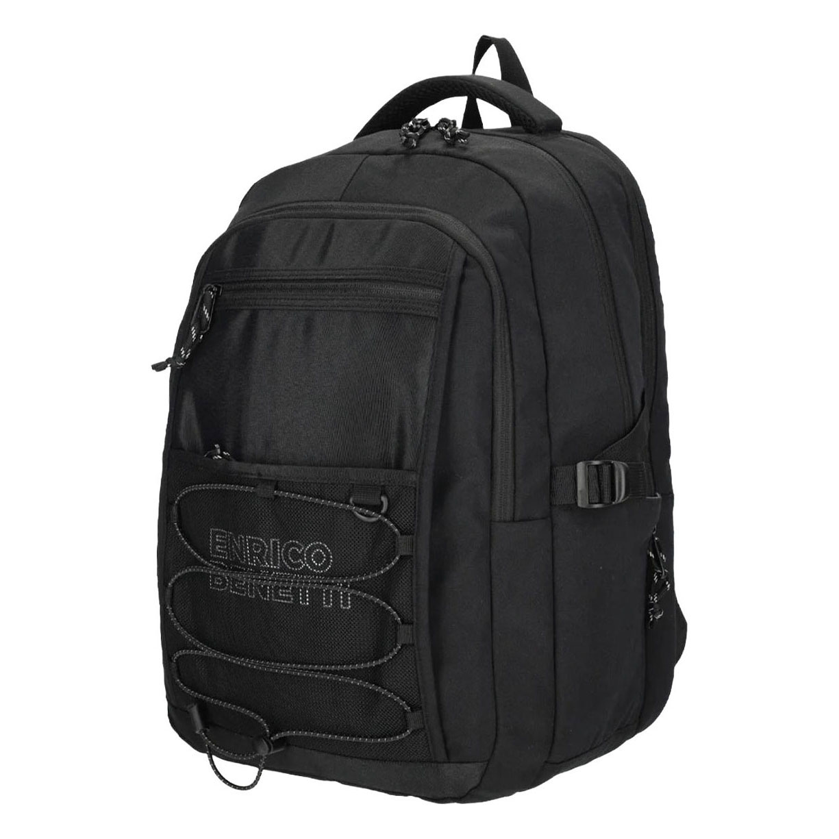 Enrico Benetti Rugzak Anchorage zwart - Laptop 17 inch