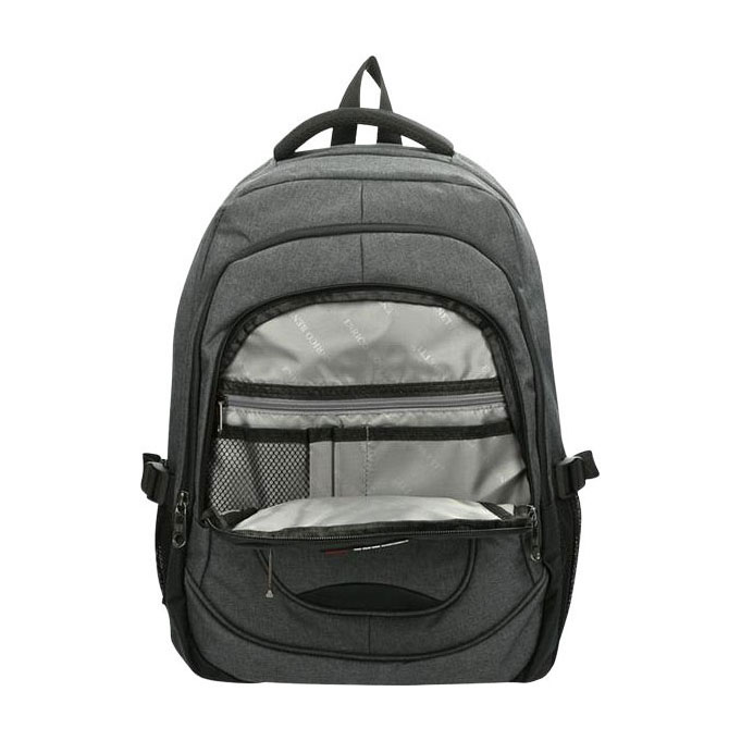 Enrico Benetti Rugzak Hamburg grijs - Laptop 17 inch